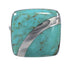Southwest Sterling Silver Turquoise Jewelry Ring Size 7-1/2 AX79558